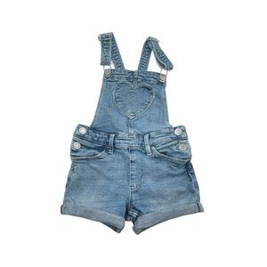 041 H&M Denim Heart Pocket Overalls